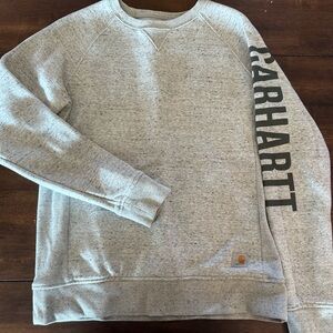 Carhartt Men's Heather Gray Crewneck Sweater